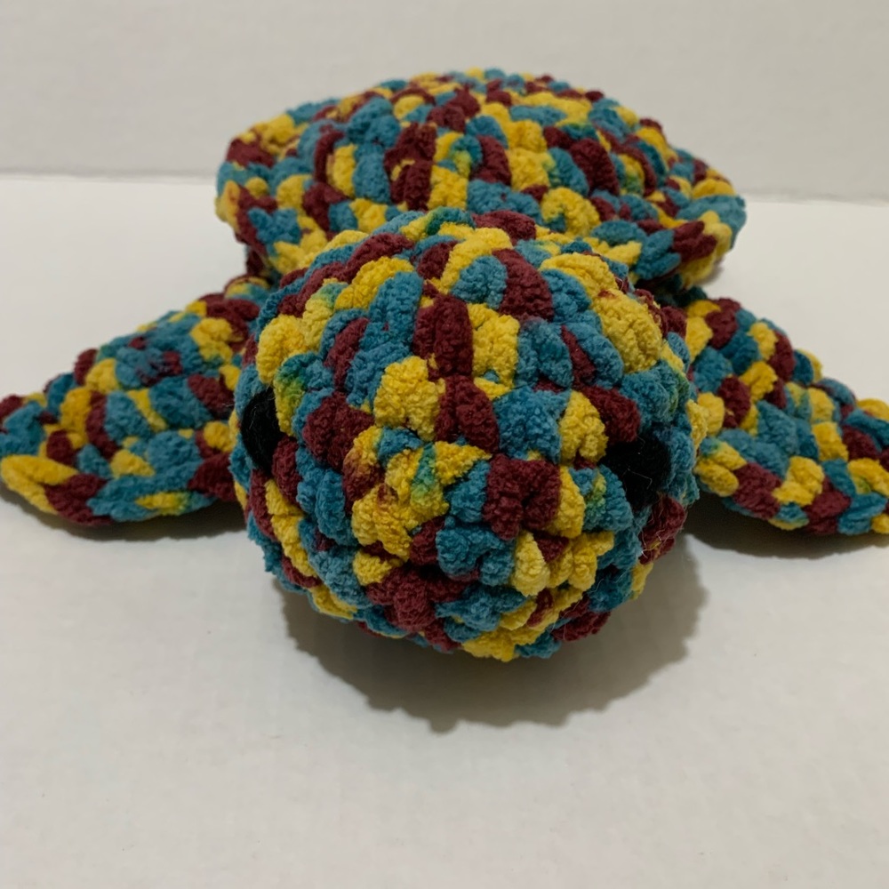 Handmade Crochet Sea Turtle Playroom Decor